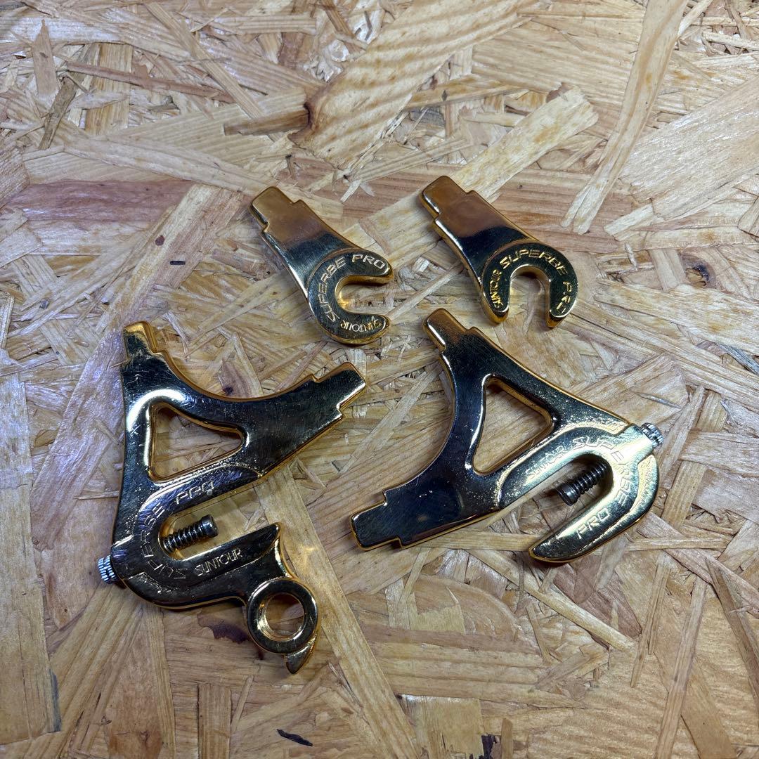 サンツアー　SUNTOUR superbe pro ゴールドエンドパーツ非売品？