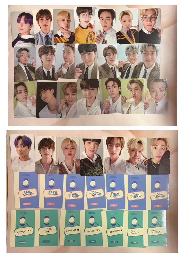 公式 BTS まとめ売り トレカ ミニフォト ポストカード フォトチケット