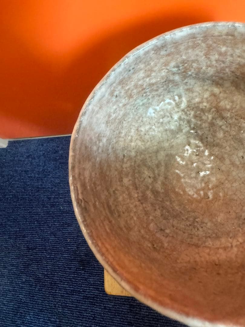 1804 茶碗　『萩焼』『天寵山　七代　兼田三左エ門造』　抹茶碗　未使用