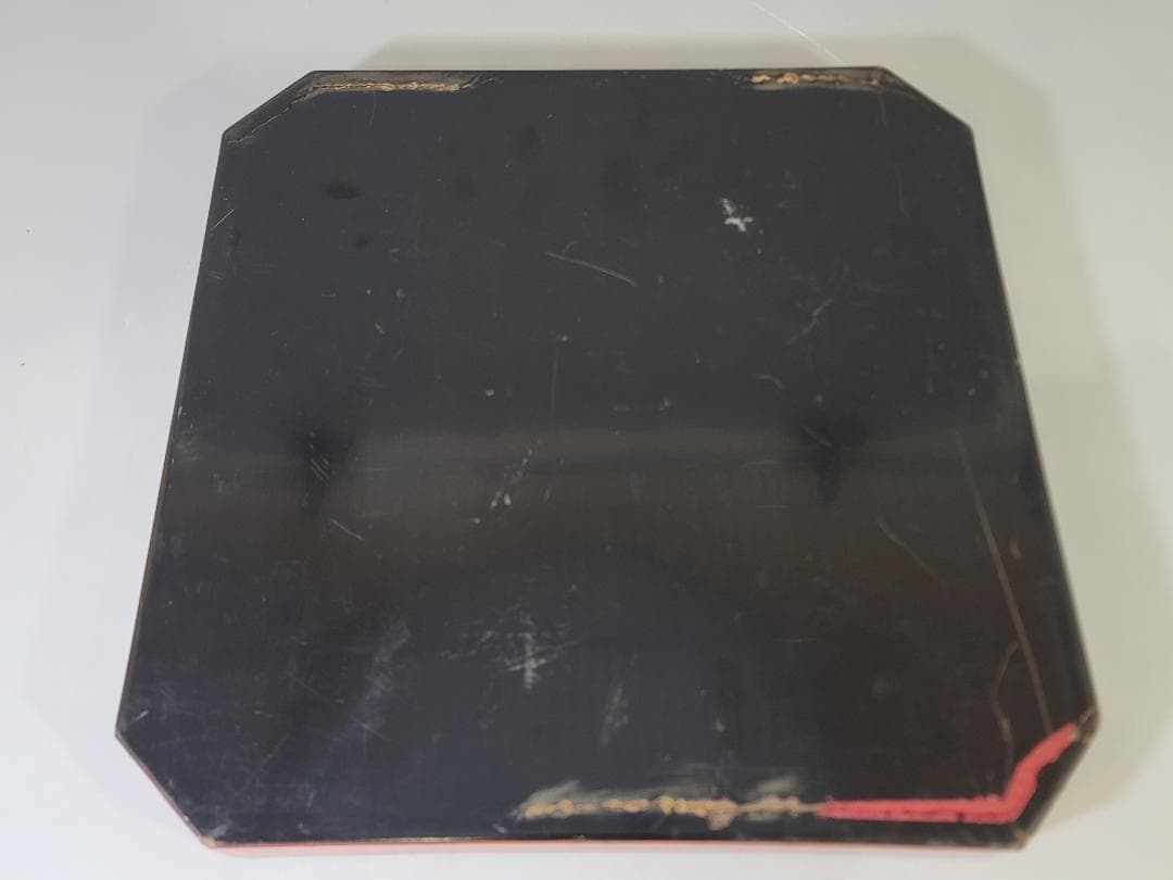 古美術 仿堆朱 陶製 水注 瓶 文房具 DT628