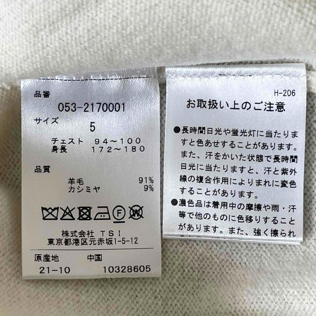 PEARLY GATES パーリーゲイツ カシミヤ混 ニット セーター サイズ５