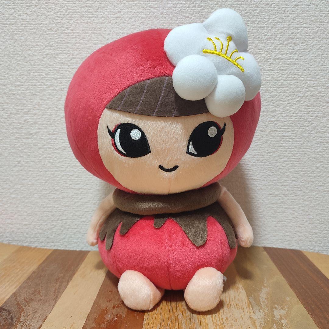 うめりん　ぬいぐるみ　（大）　越生町　マスコットキャラクター　ご当地キャラ