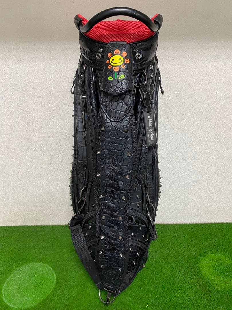 エリートグリップ 限定品 クロコ スタッズ付き キャディバック
