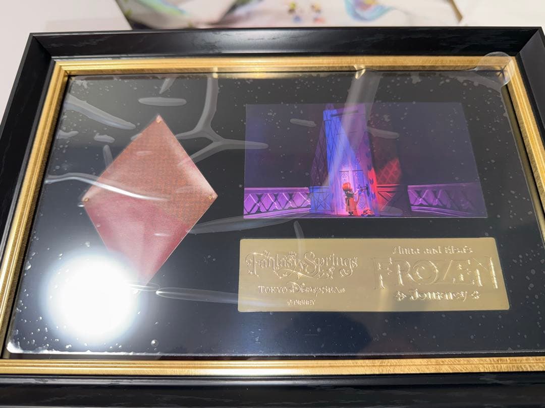 再値下げ【美品＋特典付き】\"アナとエルサのフローズンジャーニー\" アートフレーム