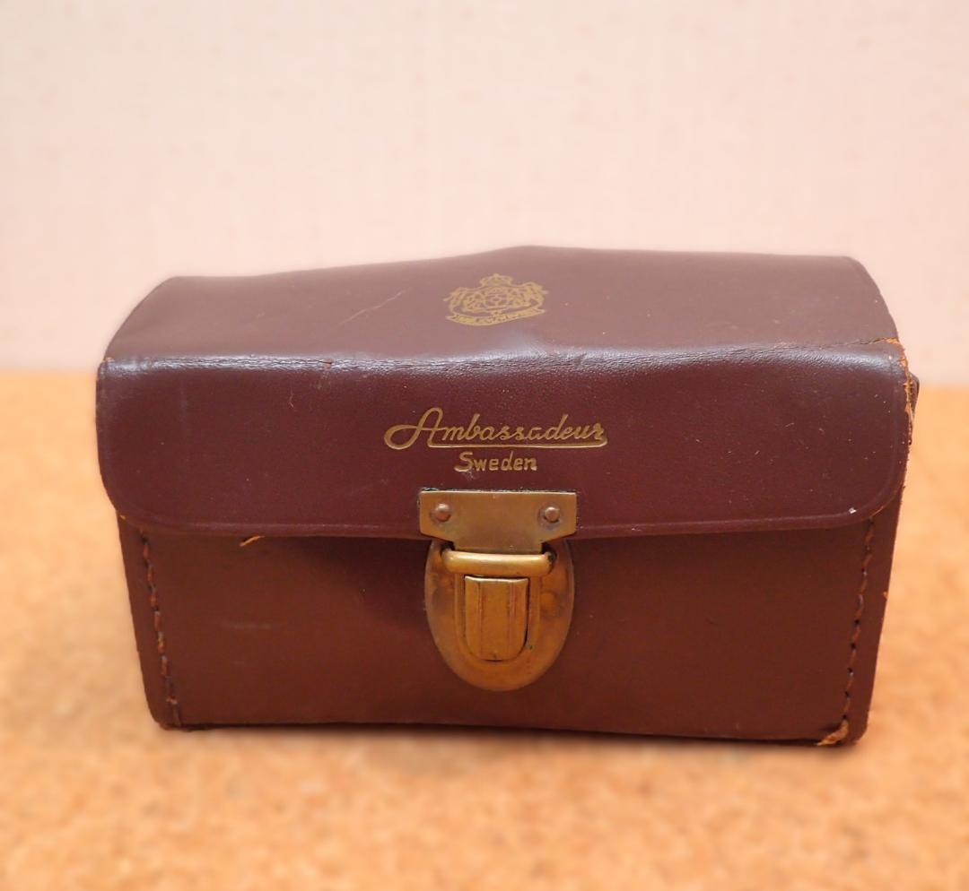 筆記体ロゴ 4ネジ　アブ アンバサダー5000　ケース・小物付