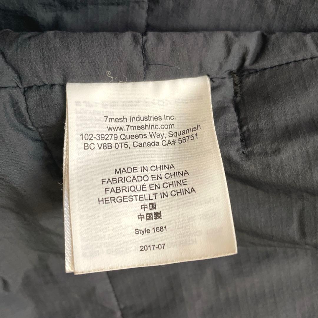 新品同様！7MESH OUTFLOW JKT ブラック　S 高性能サイクルウェア