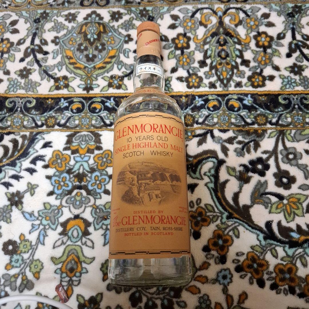 [空き瓶]旧ボトルGlenmorangie 10 Years Old ウイスキー