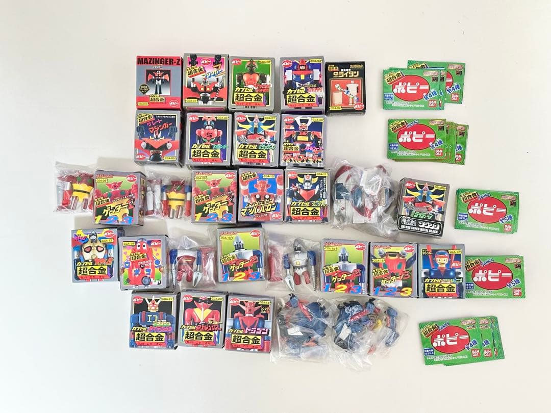 カプセル超合金&ポピニカ　全種類コンプリート　未使用未開封