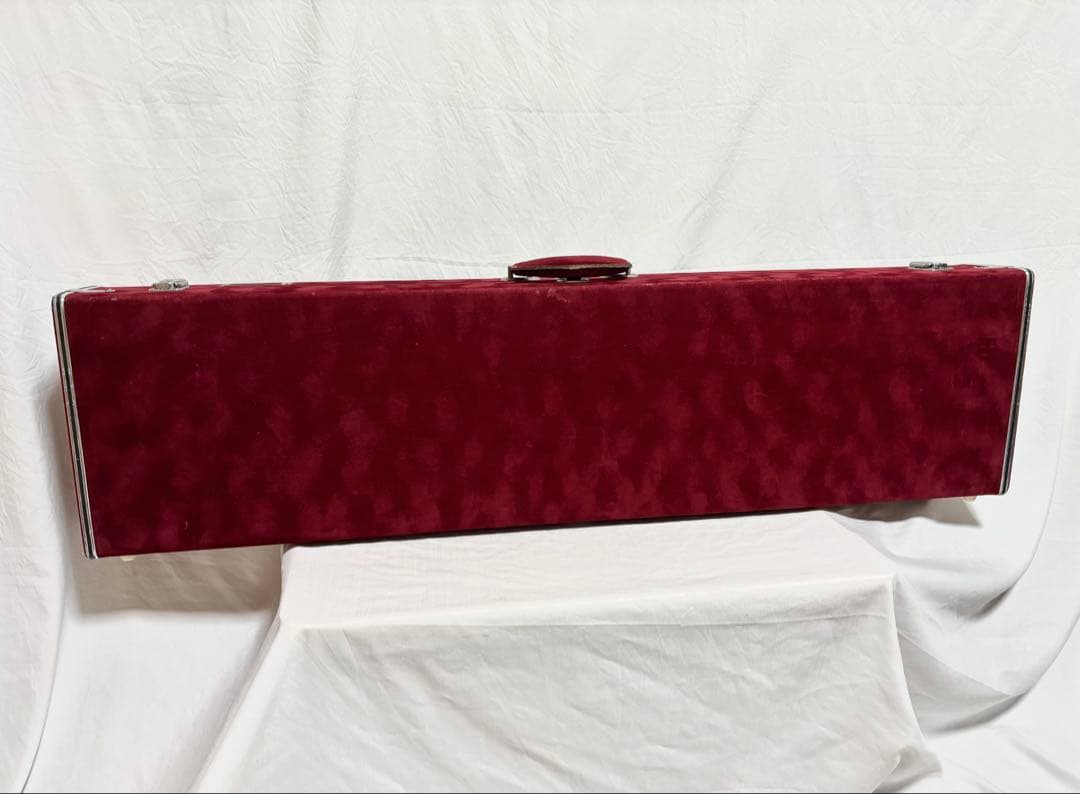 【皮破れ有】三味線セット 太棹 東さわり 三つ折れ バチ/カバー/ハードケース