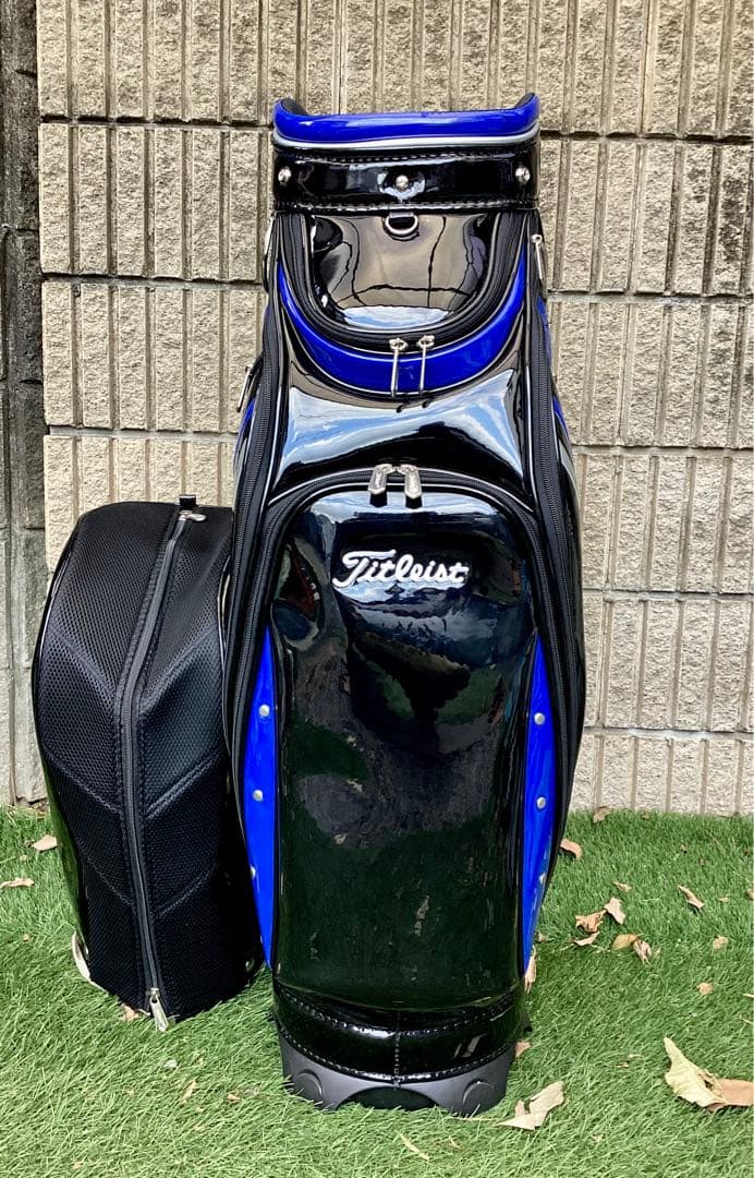 パ*ロ様 Titleist タイトリストエナメルキャディバッグ
