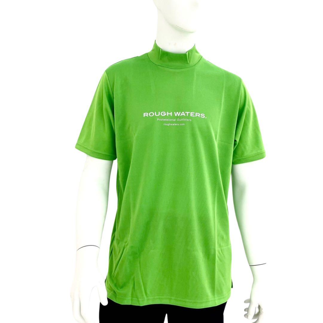 エリートグリップ　ROUGHWATERS 半袖モックネック　グリーン　LL