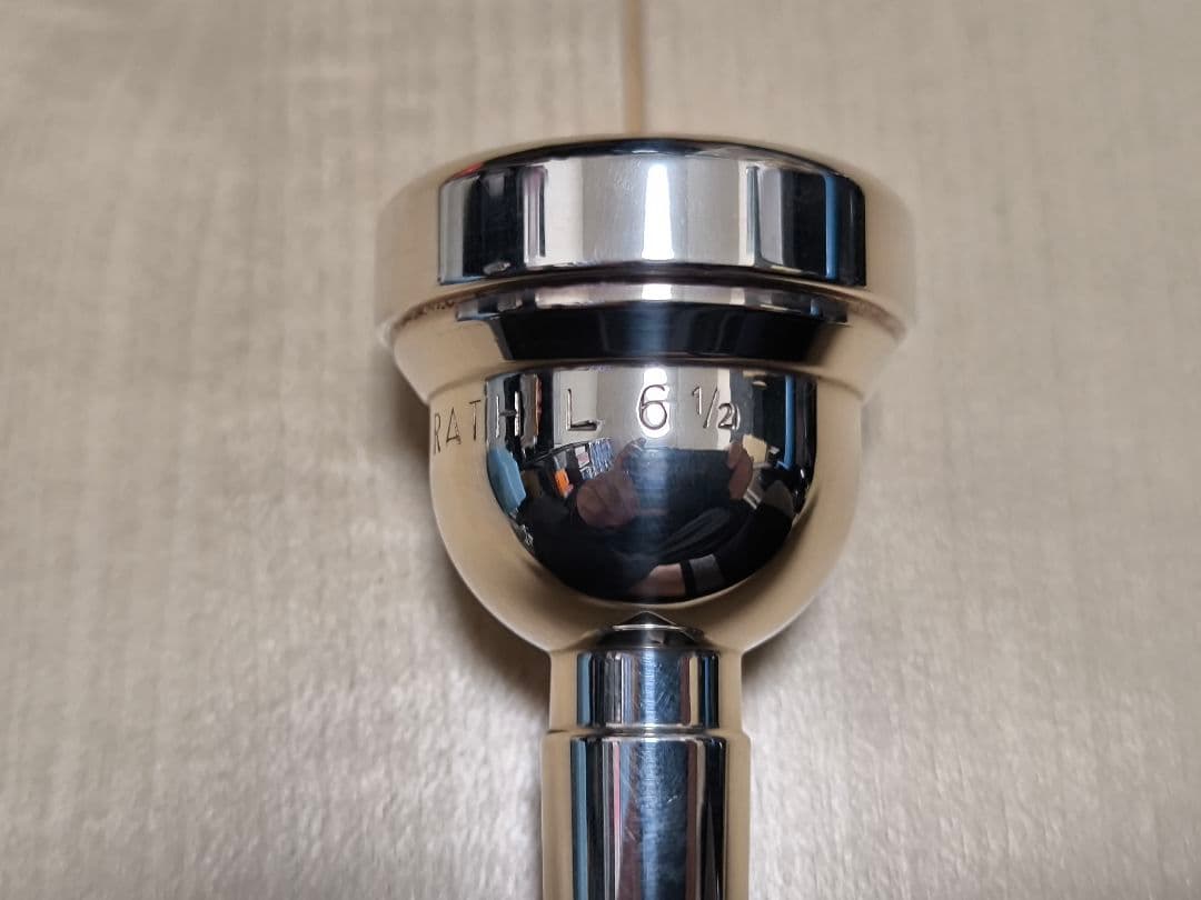 マイケルラス RATH L 6 1/2 トロンボーン マウスピース 太管 ラス