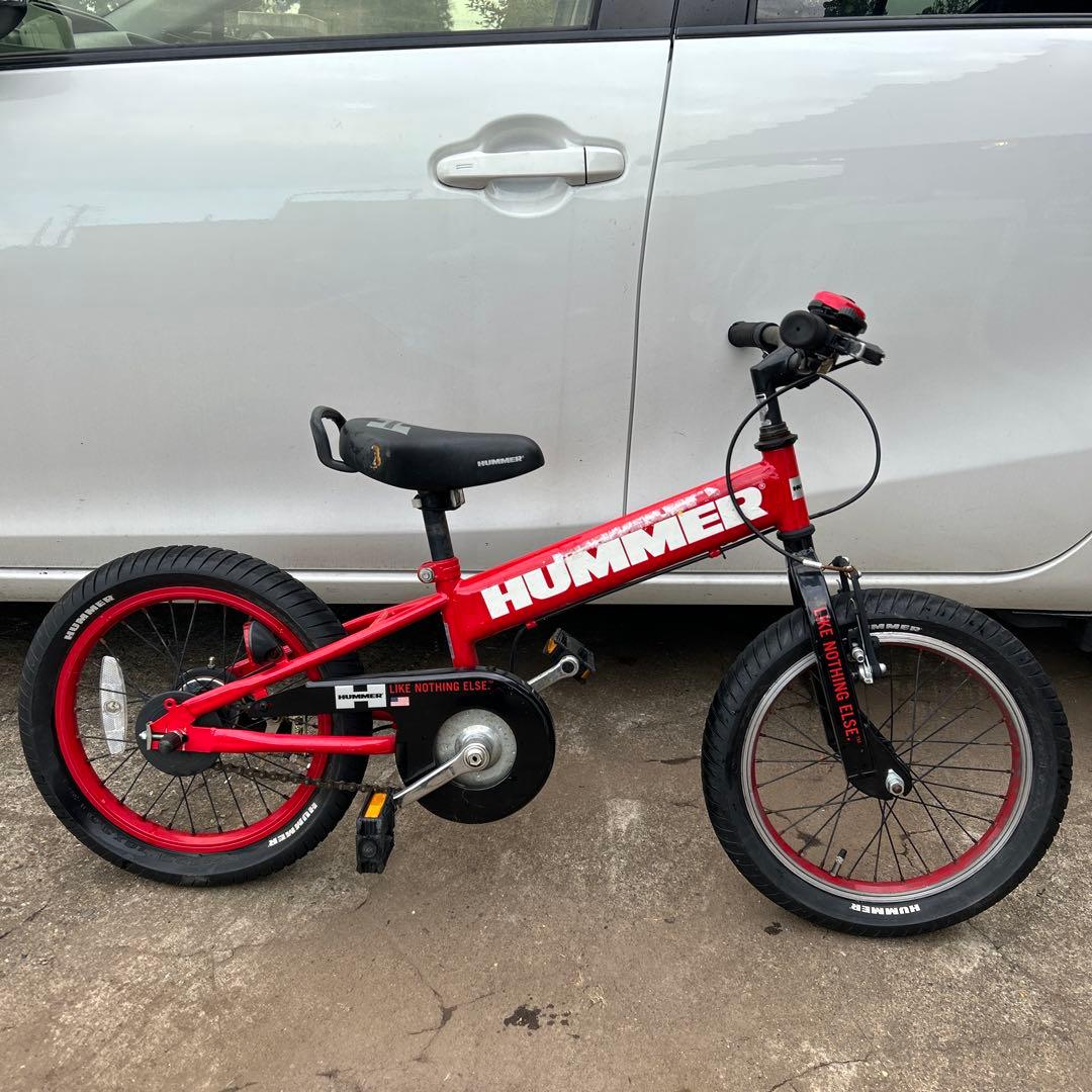 子供用自転車 ハマー(Hummer) 16インチ 赤色