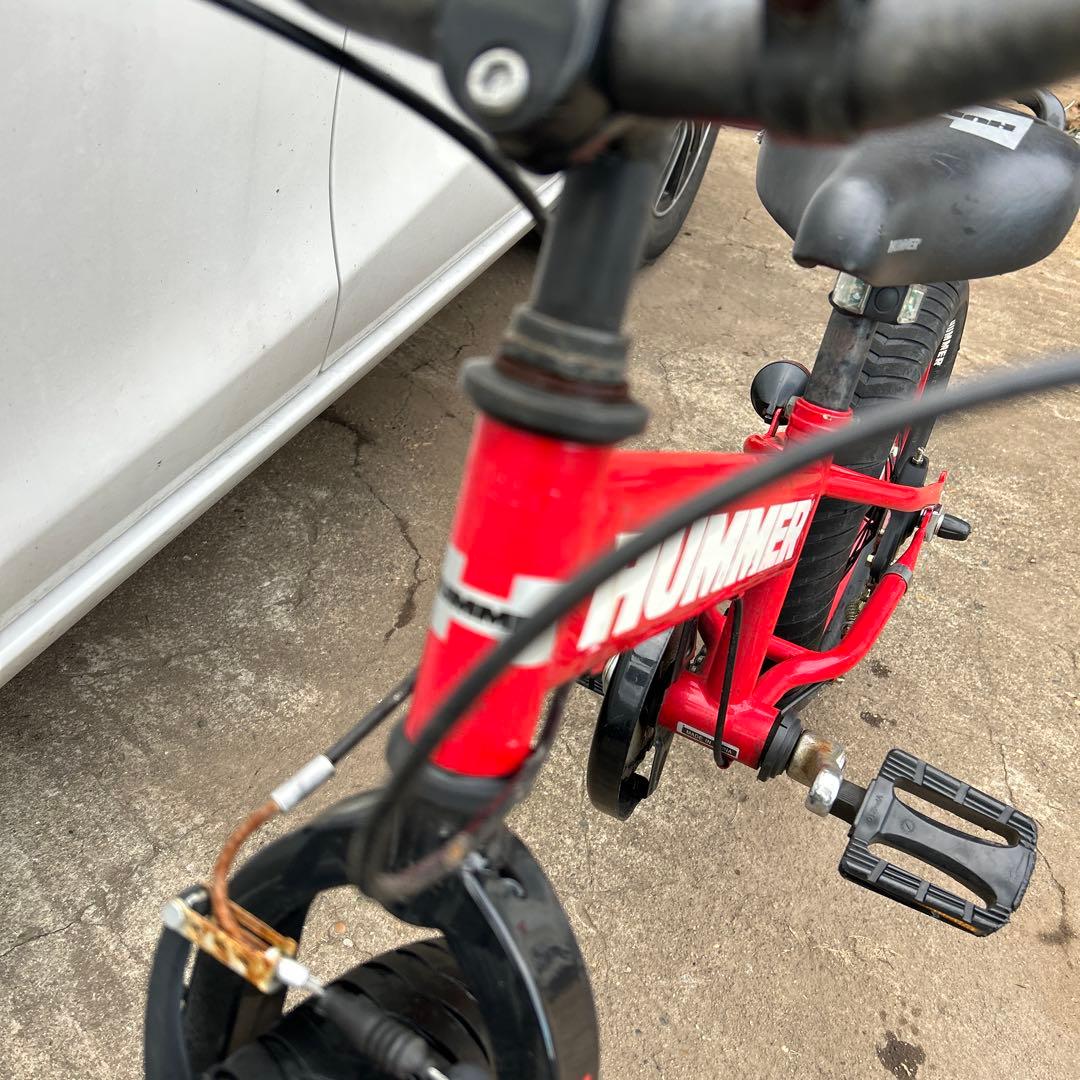 子供用自転車 ハマー(Hummer) 16インチ 赤色