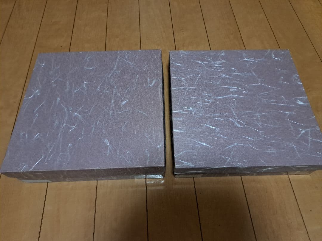 鈴木誠一郎　会津塗り布着せ松花堂　2個セット