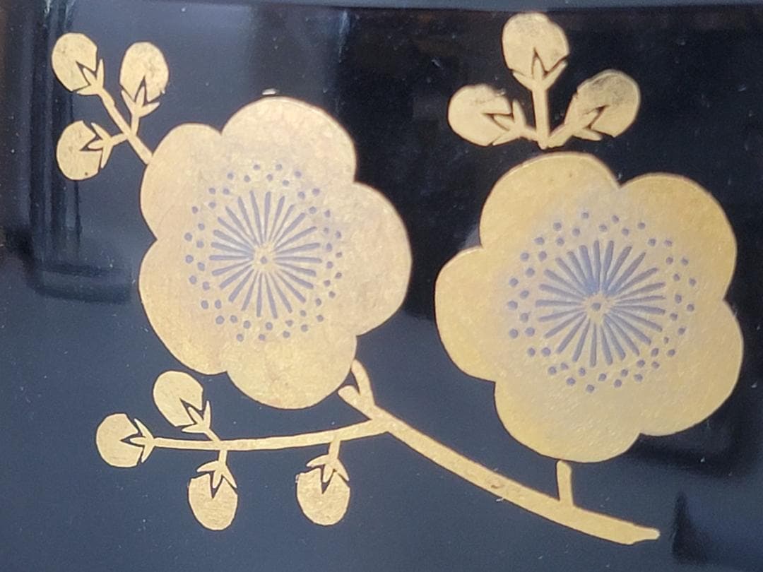 梅蒔絵 丸重 共箱 DT790