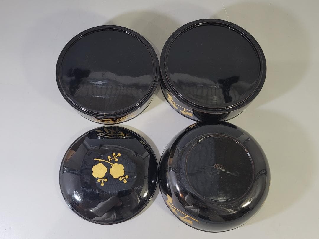 梅蒔絵 丸重 共箱 DT790