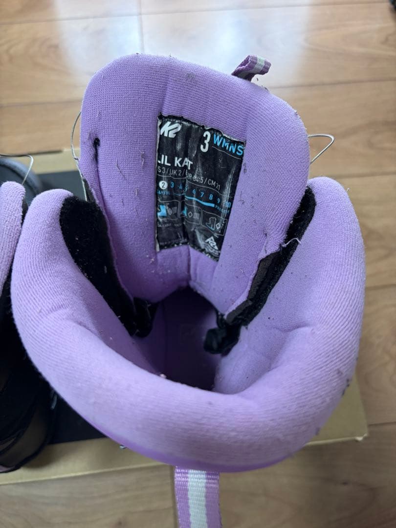 スノボブーツ　K2 LIL KAT ブラック/パープル 21センチ　女の子