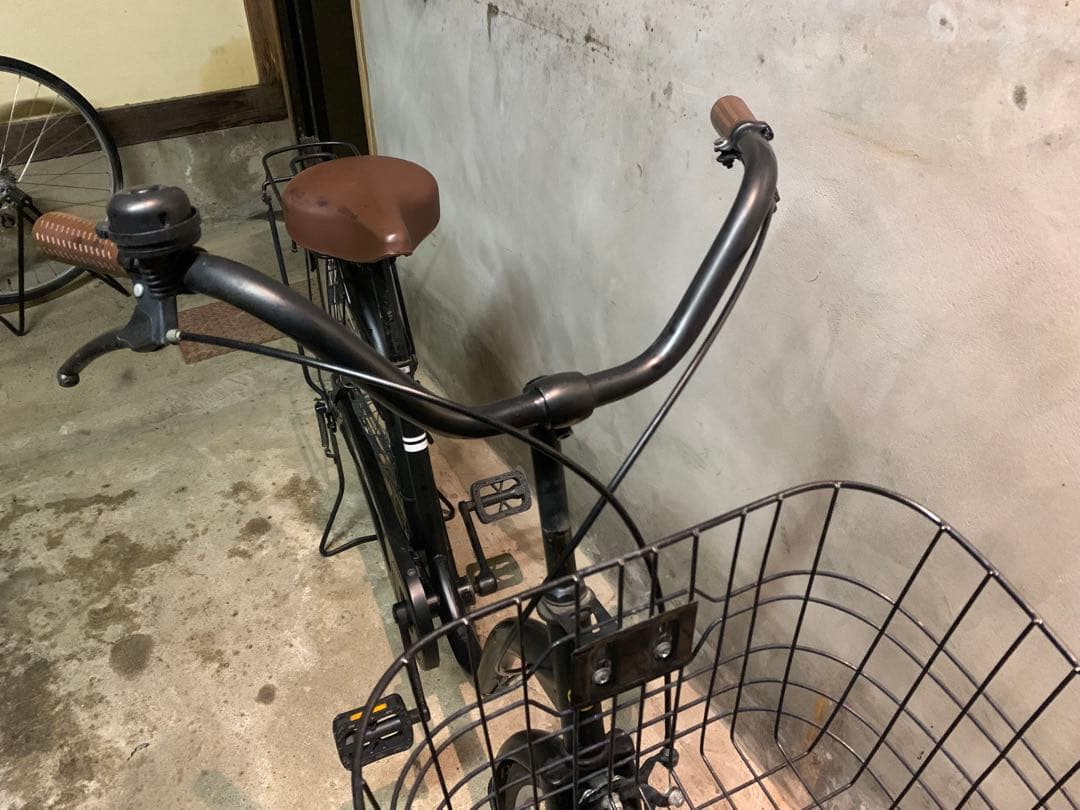 シティサイクル ブラック 26インチ 【安心の整備つき】