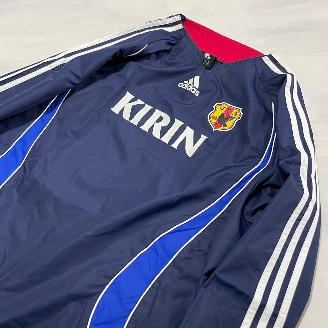 adidas 日本代表　KIRIN プルオーバー　ナイロンジャケット　ピステ