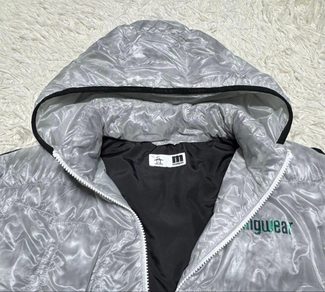 マンシングウェア　美品 中綿ジャケット 2way グレー XL メンズ