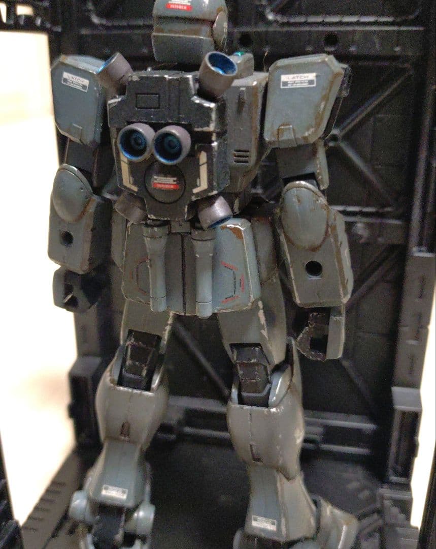 〚塗装完成品〛1/144 RGM-79GS 　ジムコマンド宇宙用　（エース機）