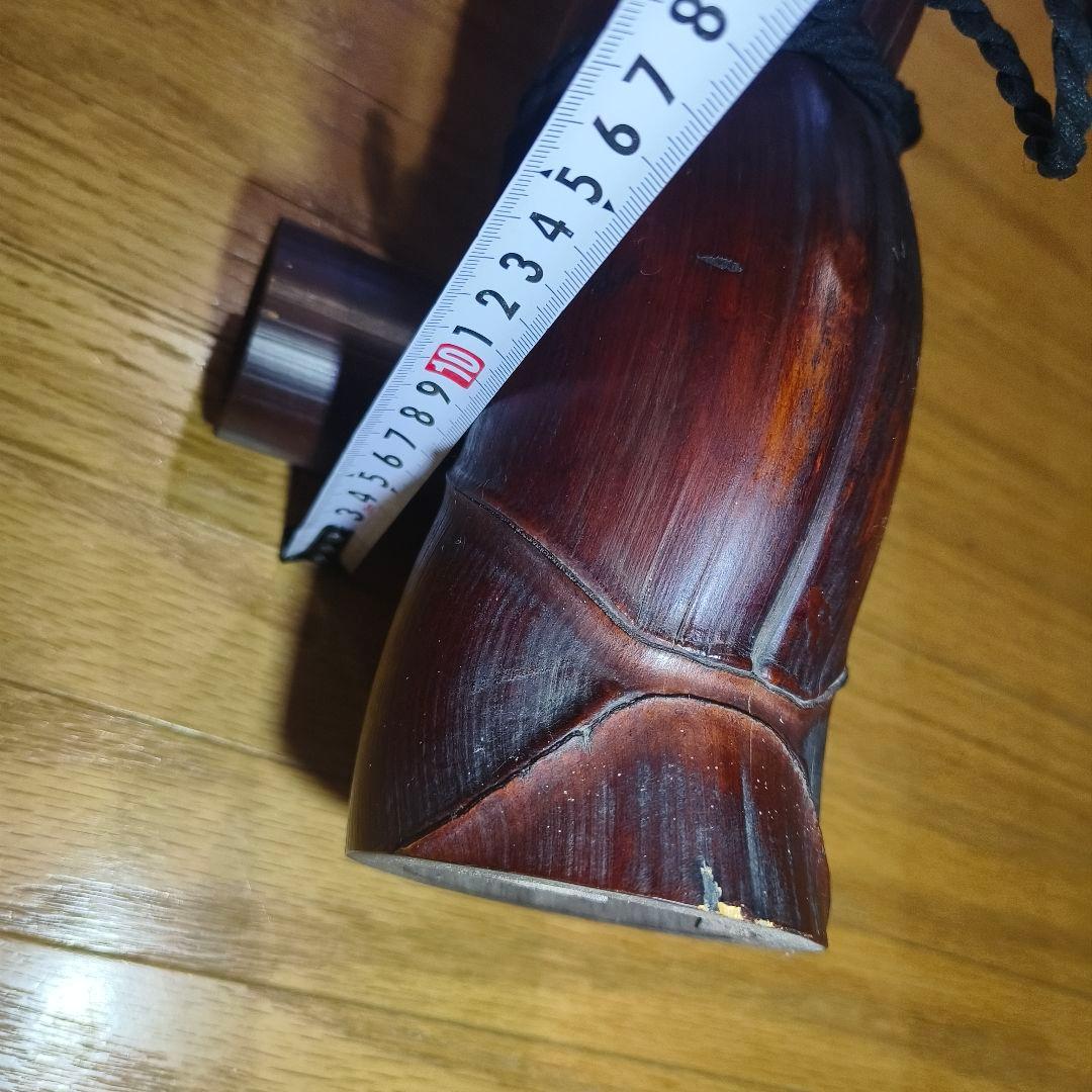 茶道具 煤竹結界 観音竹 骨董 時代物 旧家蔵出し アンティーク 蒐集家古美術