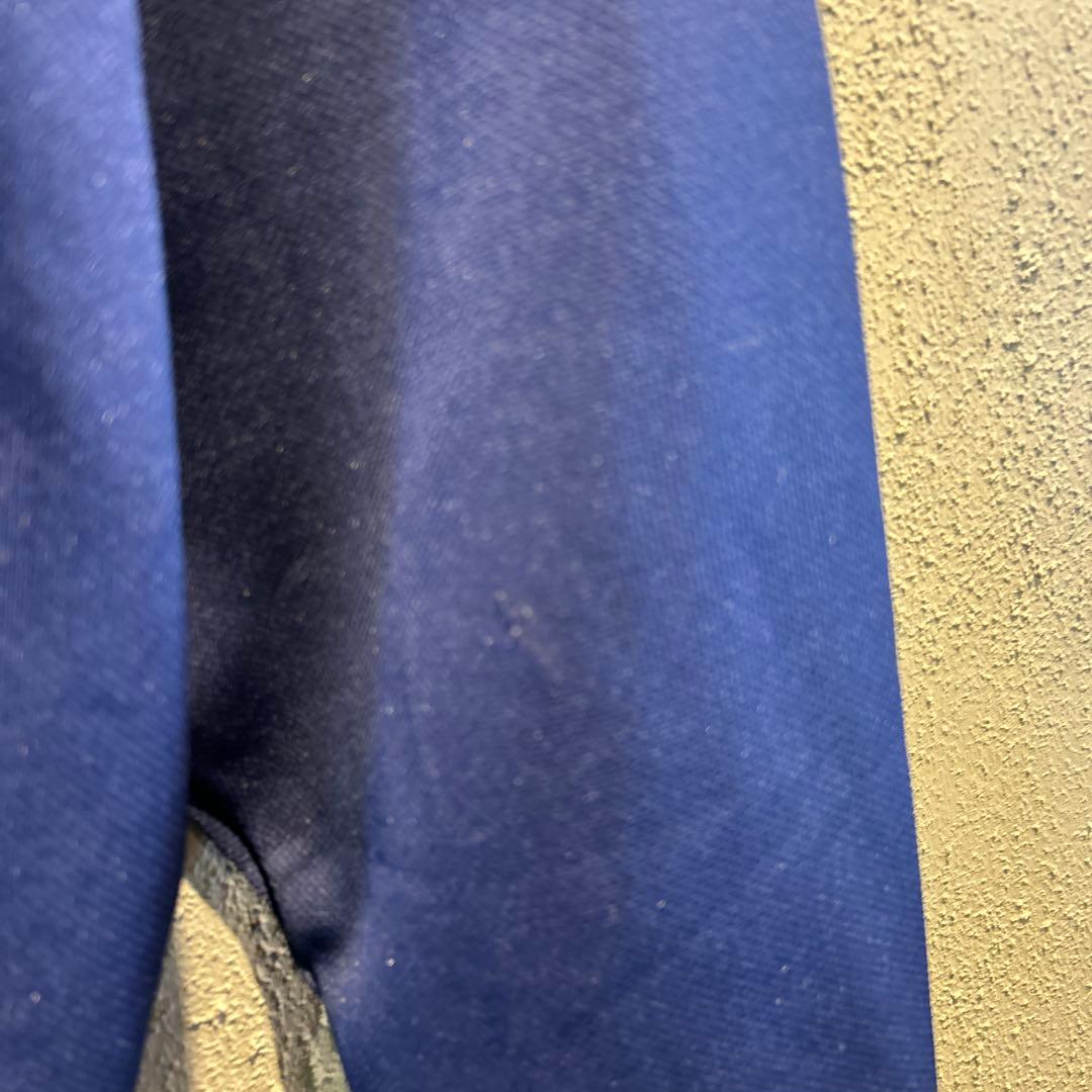 #247 80s adidas デサント　トラックジャケット　Lネイビー