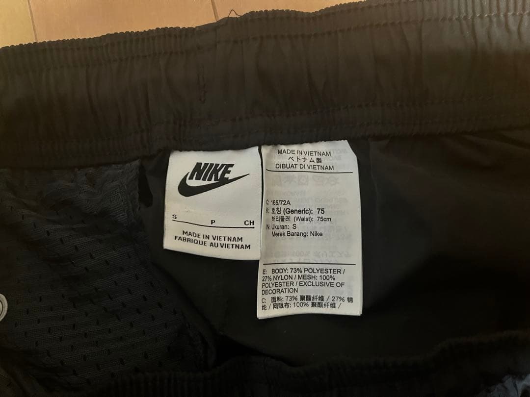 2月限定【新品未使用】NIKE logo PANTS BLACK シャカシャカ