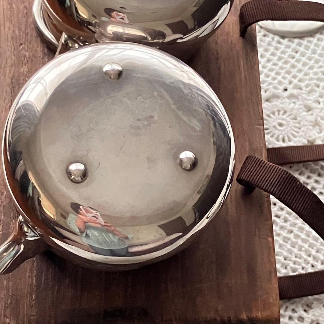 銀製 酒次 酒注 一対 中川浄益 夕顔