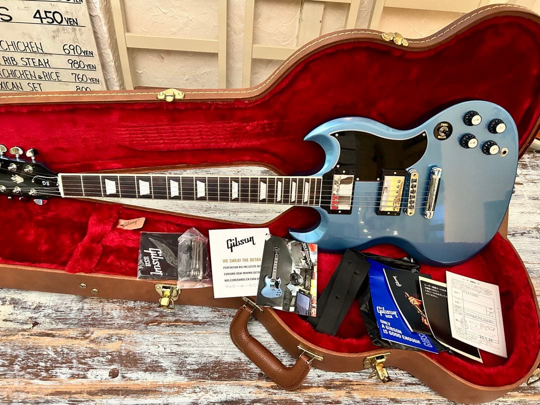 Gibson SG Standard Pelham Blue 限定モデル