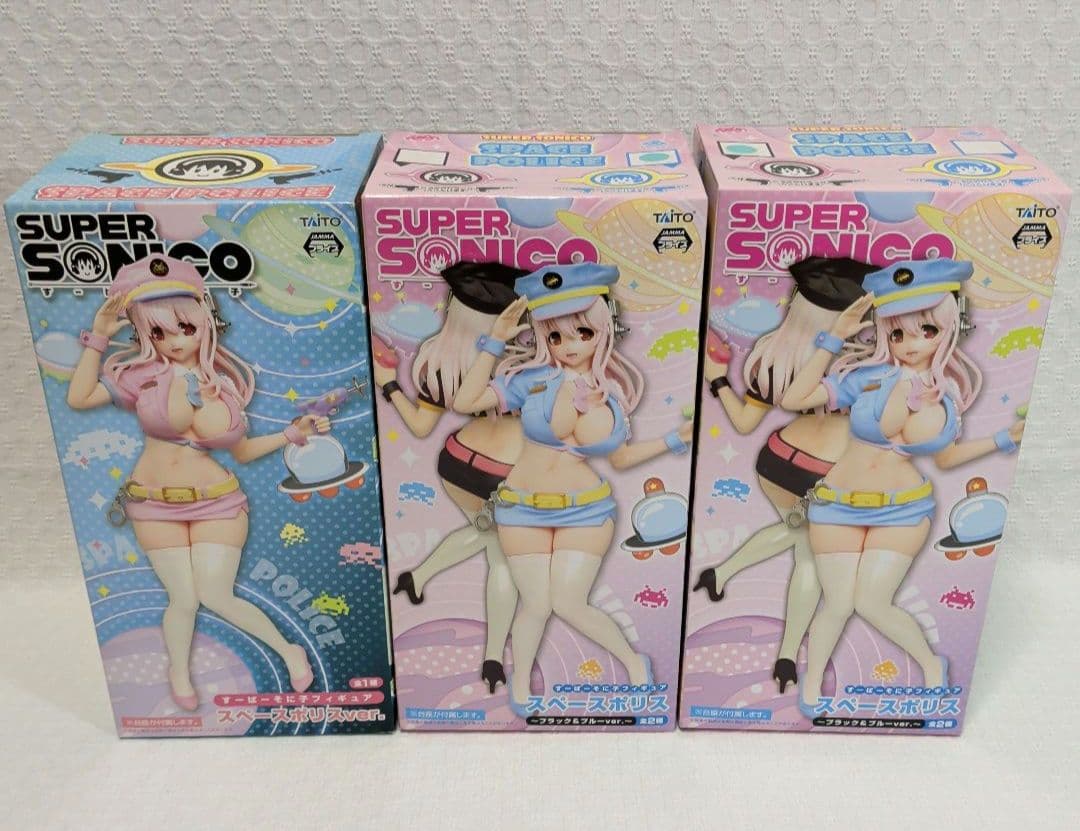 【新品未開封含む】すーぱーそに子 フィギュア スペースポリスver. 3種