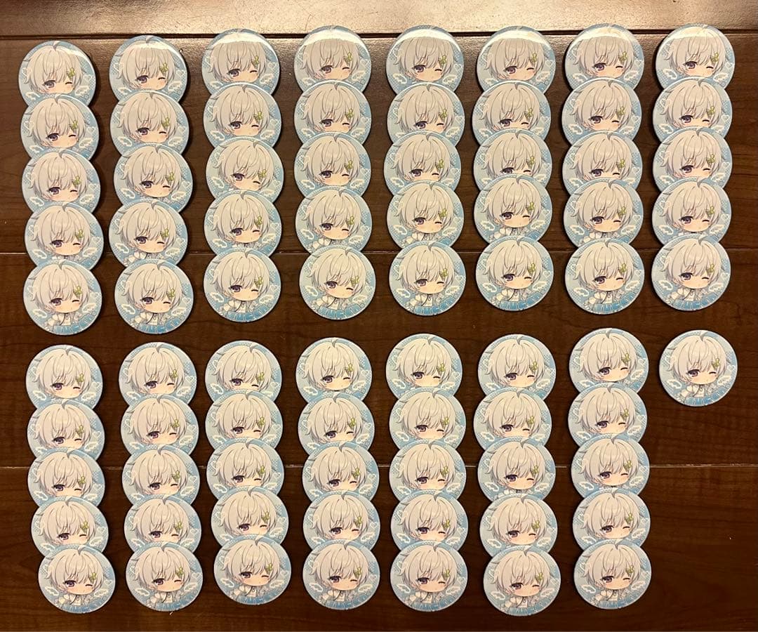 まひとくん。 2024 誕生日グッズ デフォルメ 缶バッジ 76個セット