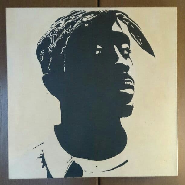Hip-Hop 2Pac オリジナルパネル