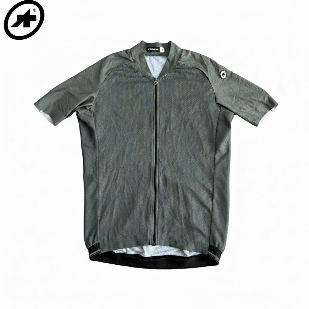 アソス ASSOS MILLE GT EVO 半袖 サイクルジャージ カーキs