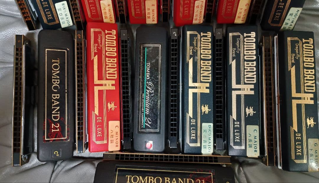 美品 TOMBO BAND 21 ハーモニカ13セット