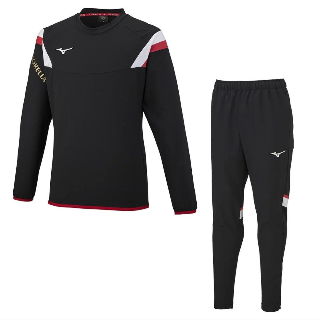 ミズノ モレリア MORELIA テックシールドピステシャツ&ピステパンツ　Ｌ