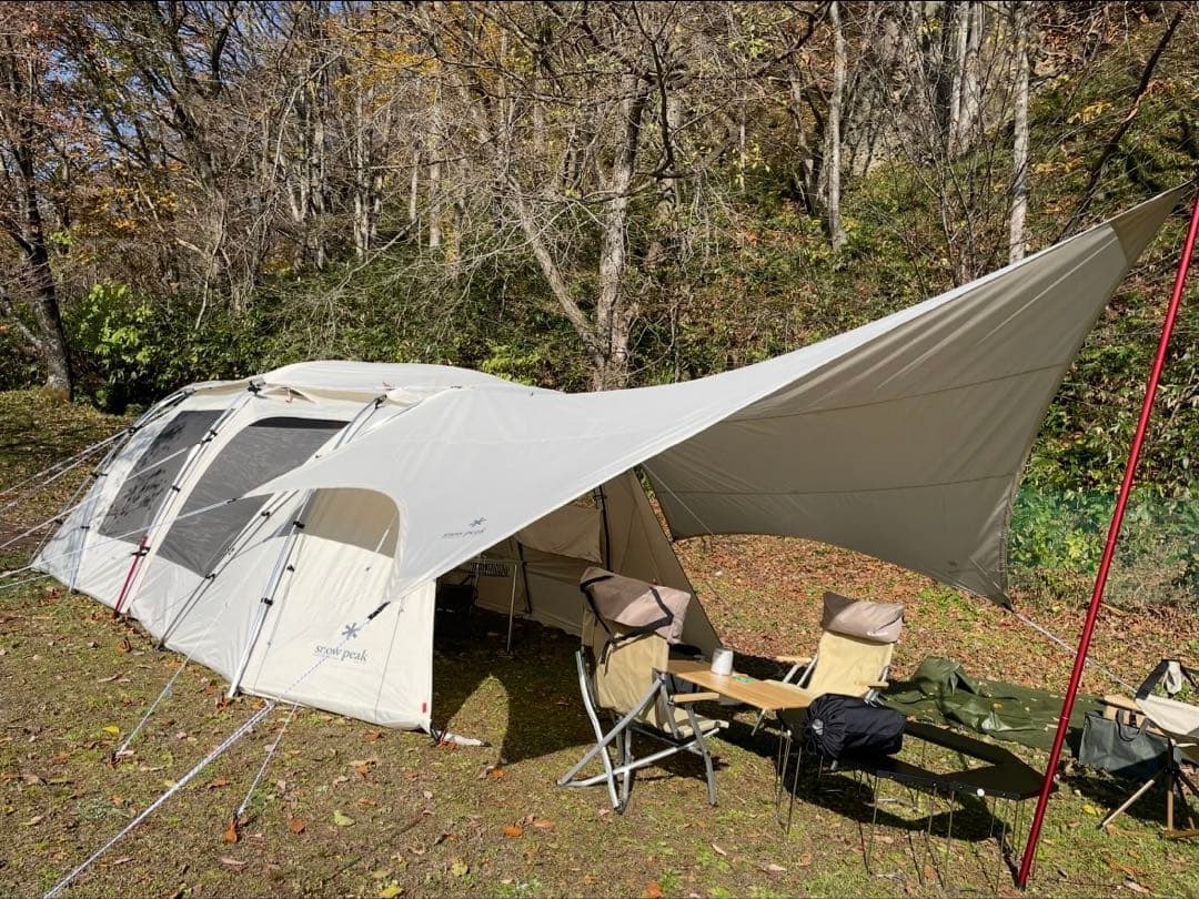 【値下げ中】ランドロックM アイボリー オプション＋コネクトタープセット