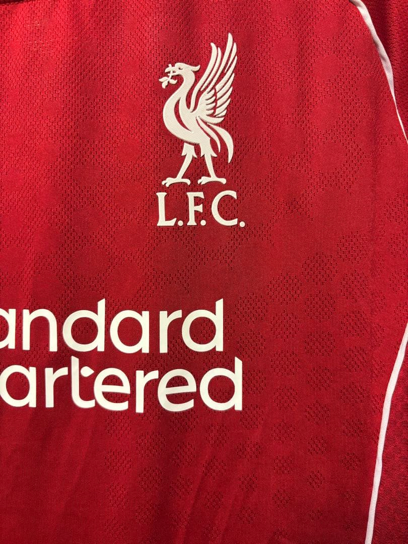 【新品未使用】　リバプール　25/26　選手仕様ユニフォーム　オーセンティック