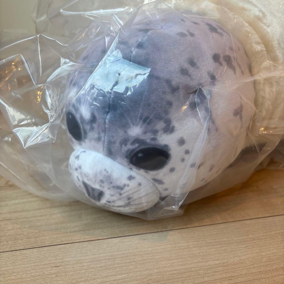 【廃盤品】YOU+MORE! 換毛期　アザラシ　ぬいぐるみ　フェリシモ　東武動物