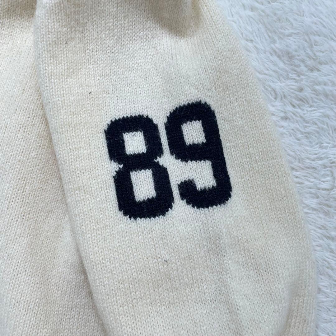 パーリーゲイツ　スヌーピー　ニット　ゴルフウェア　ウール100%　ロゴ（185）