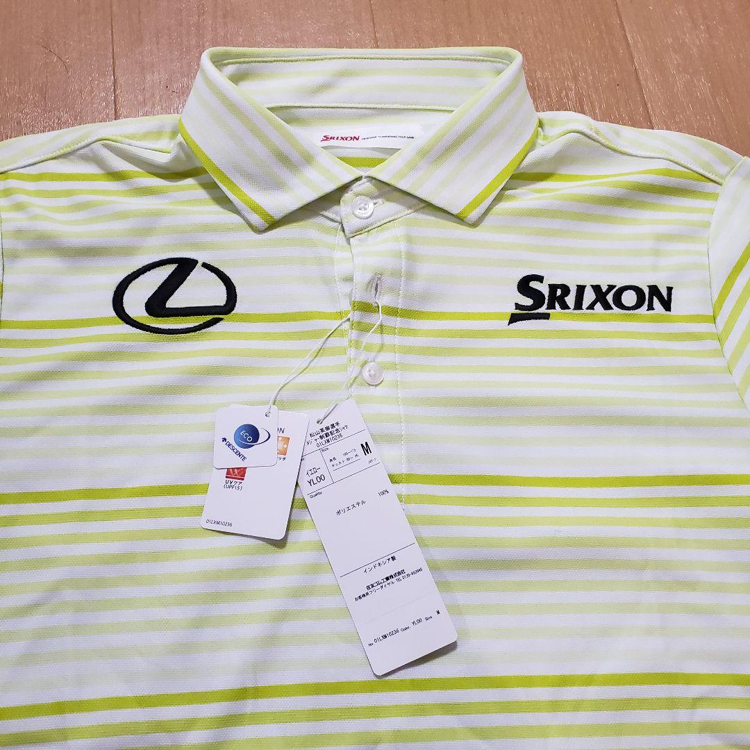 新品未使用　スリクソン　ポロシャツ　松山英樹ツアー制覇記念モデル　レクサス　M