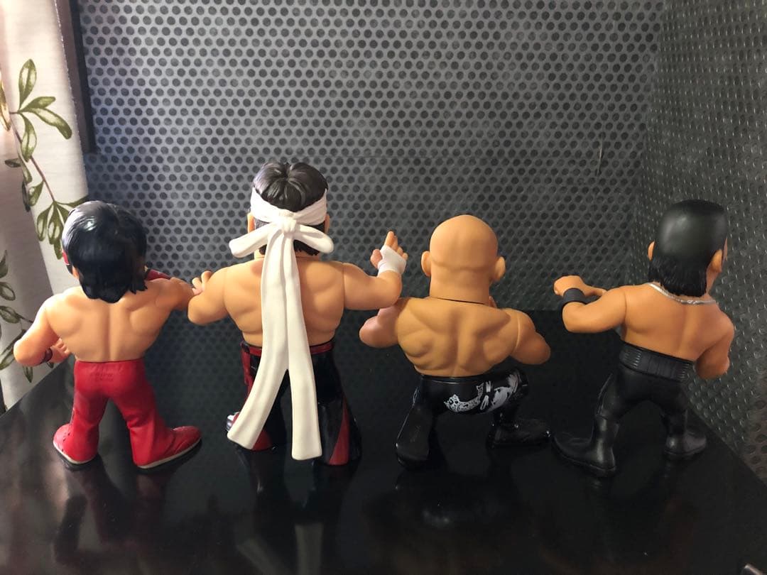 新日本プロレス　闘魂三銃士＆ムタ　HAOフィギュア　美品　レア