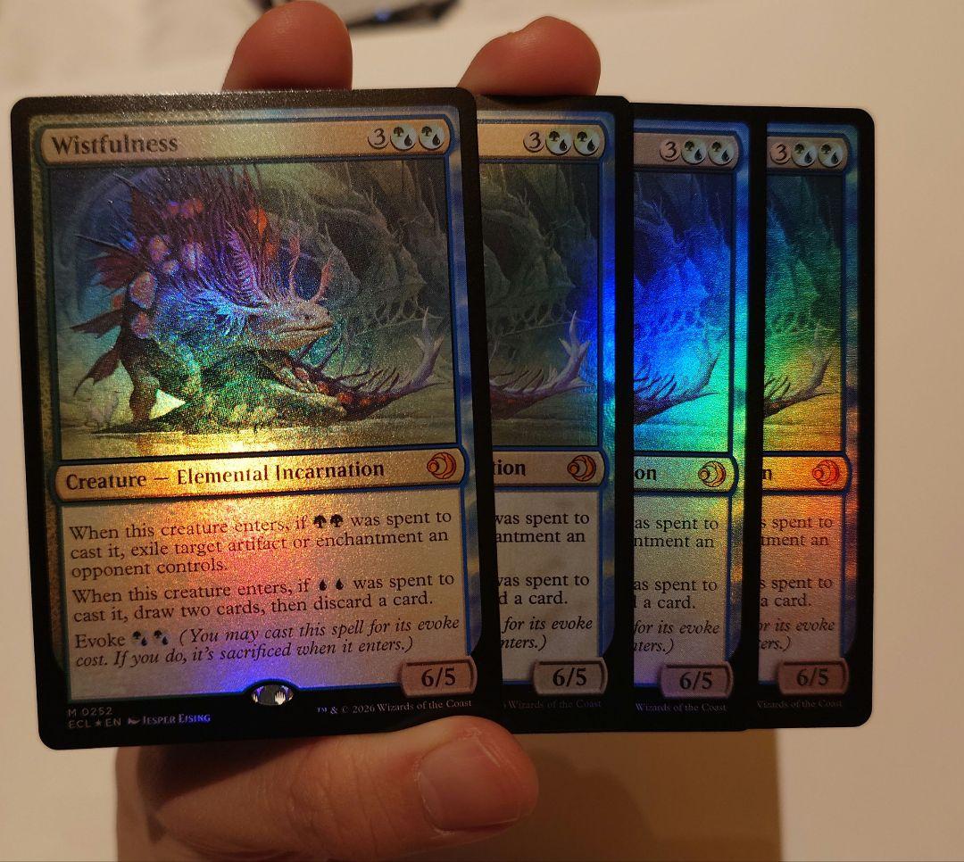 Foil 幽愁/Wistfulness 英語版　4枚セット