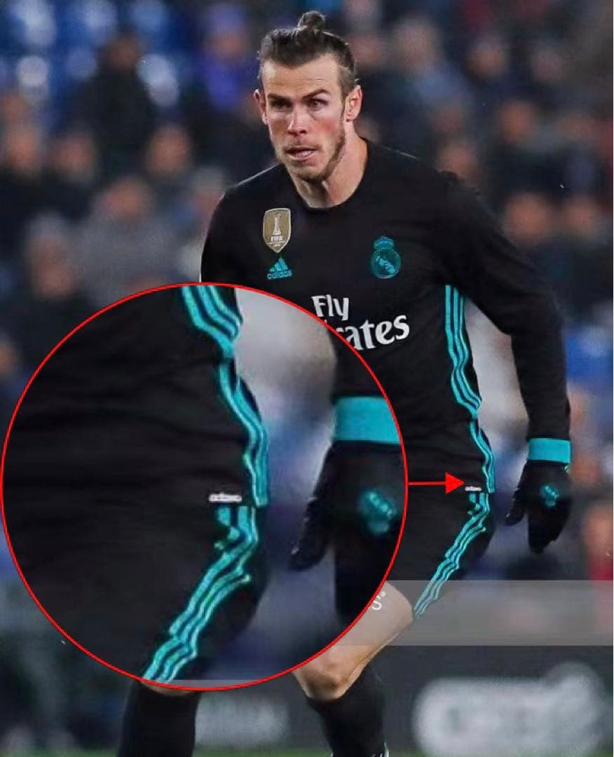 17/18 レアルマドリード Bale #11 選手支給品 実使用