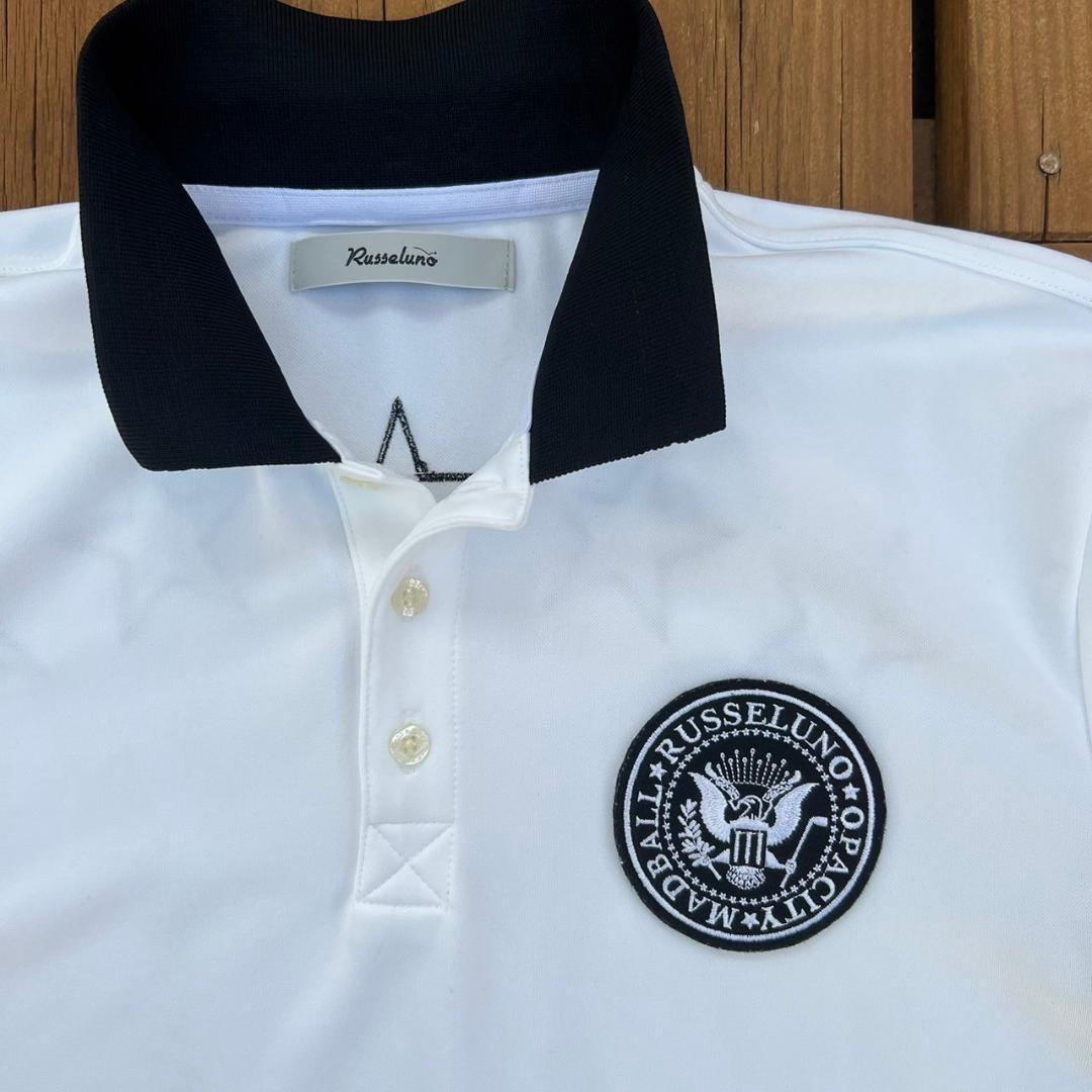 RUSSELUNO ラッセルノ　ポロシャツ　ホワイト　サイズ55