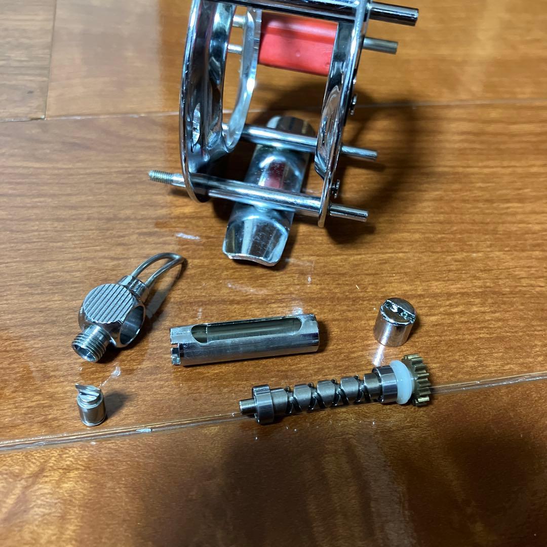 こめ　アンバサダー 4600c 赤ベロ ベアリング 2BBウォームシャフト