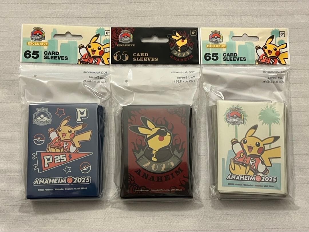 【現地限定】 スリーブ 3種 コンプセット WCS 2025 デッキシールド