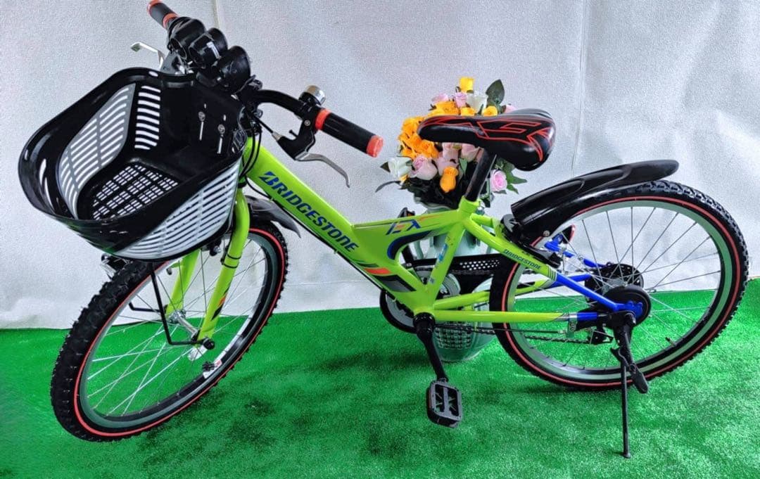 BRIDGESTONE キッズサイクル グリーン