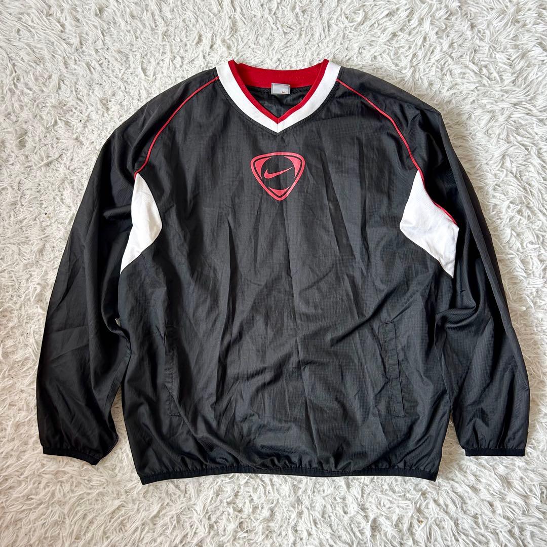 00s NIKE セットアップ ピステ メンズXXL Y2K ブラック ナイロン